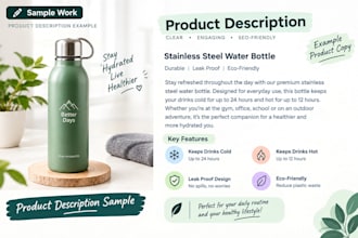 write engaging product descriptions and ad copy