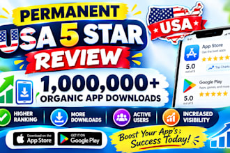 usa 1000 mobile app download install, ios android app promotion, applestore game