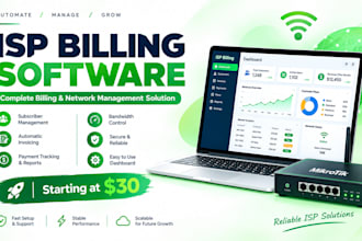 build custom isp billing software for your internet business