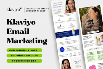 design klaviyo emails and flows for ecommerce brands