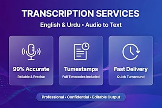 transcribe audio to text accurately with timestamps