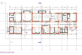 design your floor plan, and site plan in an autocad file