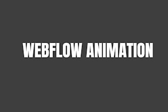 create webflow animations with gsap and lottie interactions