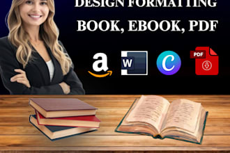 design formatting books, ebook, PDF