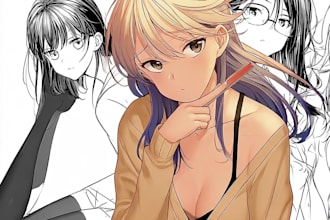draw anime manga illustration