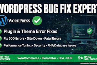 fix wordpress 500 error, critical error, elementor bug fast