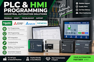 program mitsubishi, delta and schneider plc ladder logic