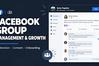 manage and grow your facebook group