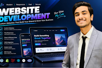build professional responsive website with custom coding