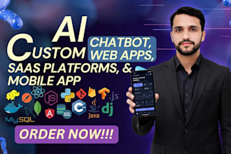 develop ai apps, ai saas, ai website and ai bots
