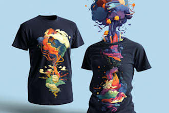 create custom streetwear t shirt design