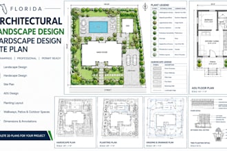 deliver florida architectural landscape design hardscape layouts site plan