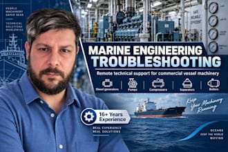 provide marine engineering troubleshooting and support