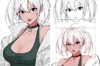 draw anime manga illustration