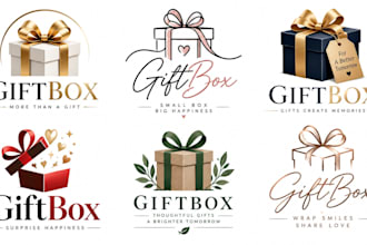 design a professional , packaging, gift shop, or luxury gift box logo