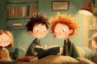 illustrate your storybook with cute custom characters