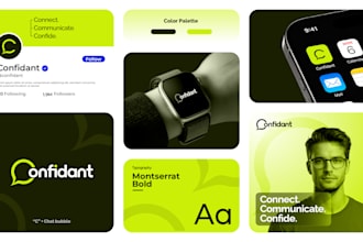 design a business logo, branding kit and brand identity