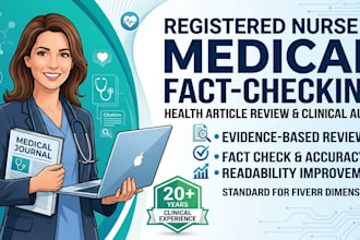 medical fact check and review your health articles as a registered nurse
