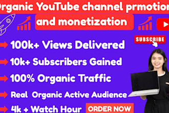 do youtube channel promotion monetization video marketing