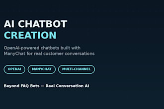 build an ai chatbot with openai and manychat