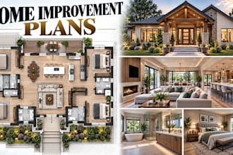 design home improvement plans with remodeling layouts 3d views