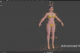 fix 3d model rigging weight paint blendshapes model animate blender maya unity