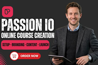 set up and launch your passion io online course app and passion io mobile app
