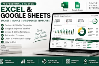desgn editable excel google sheets budget spreadsheet avalanche invoice template