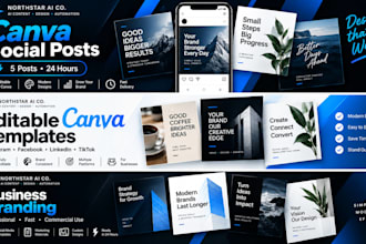 design professional canva instagram posts for your business