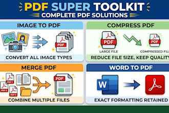 convert image to pdf, merge pdf, and compress documents fast
