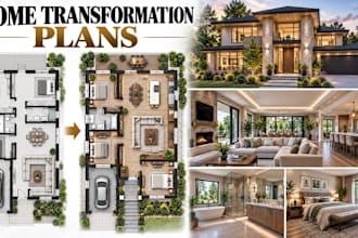 create home transformation plans with detailed remodeling 3d views