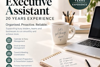 provide expert virtual executive assistant support