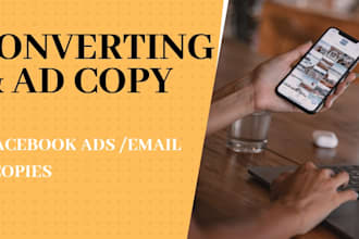 write high converting sales copy, ad copy, and email copy