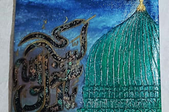 do custom arabic,islamic calligraphy and beautiful paintings
