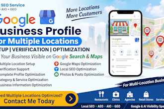 do google business profile optimization and local SEO for multiple locations