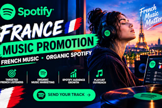 do france spotify music promotion french music promotion organic spotify