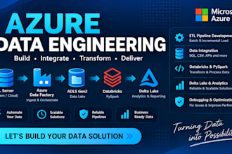 build azure data factory etl and data pipelines