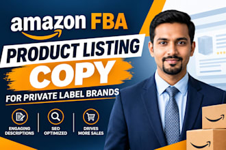 write amazon fba product listing copy for private label brands