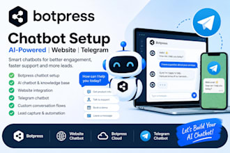 botpress chatbot, botpress ai, botpress cloud website chatbot botpress telegram