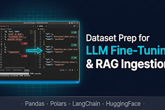 prepare your dataset for llm fine tuning or rag ingestion