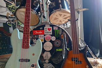 record professional bass lines for your track