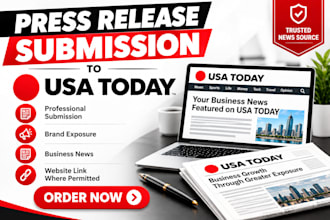 submit your press release for USA today publication