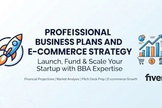do professional e commerce management, business reports, and graphic design