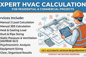 hvac load calculation, manual j duct, equipment sizing