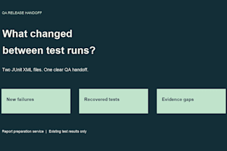 compare two junit reports and summarize test changes