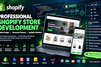 shopify website erstellen und shopify shop sowie dropshipping shop gestalten