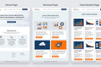 design and develop a websites frontend and backend