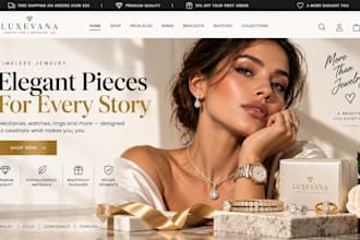 jewelry shopify store necklace watch jewelry fashion website jewelry dropshippin