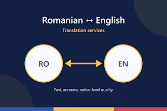 translate english to romanian or romanian to english manually