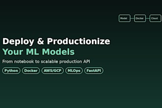 deploy and productionize your machine learning models